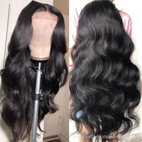 2021 Wholesale Preplucked Hairline Human Hair Wigs Shy Curly DD Transparent Frontal Human Hair Wig 360 Lace Frontal Closure Wigs